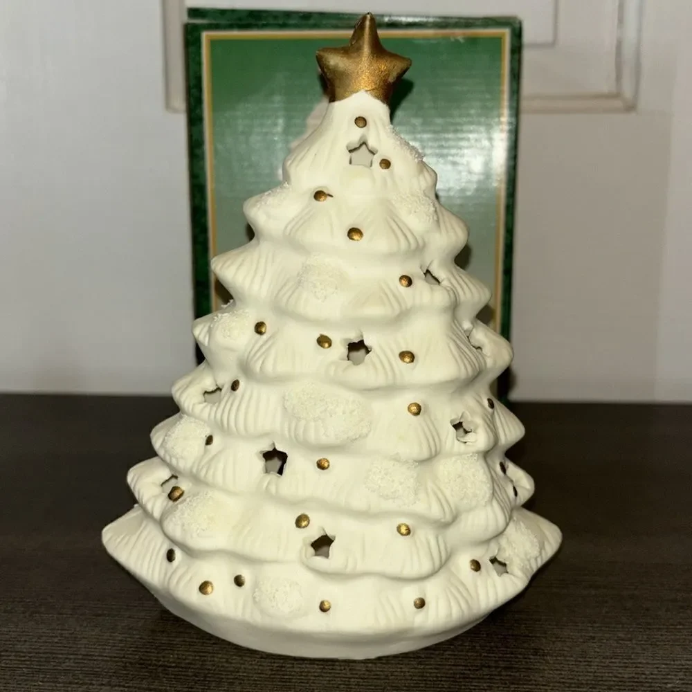 Vintage Christmas Tree Votive Holder